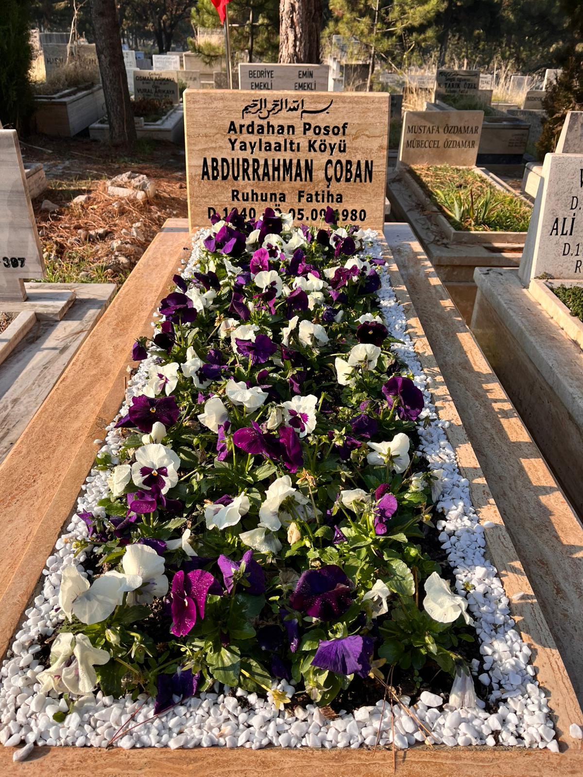 Mezar taşı restorasyon sonrası